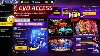 MEMBERSHIP PRICE ADJUSTMENT OB44 UPDATE  FF NEW EVENT  FREEFIRE NEW EVENT  17 APRIL NEW UPDATE FF [upl. by Nerat]