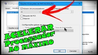 VEJA COMO ACELERAR O PROCESSADOR DO PC E NOTEBOOK AO MÁXIMO ATIVAR TODOS OS NÚCLEOS DO PROCESSADOR [upl. by Ivanah145]