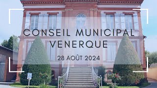 Conseil municipal 28 Août 2024 [upl. by Legna]