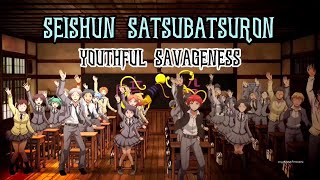 Ansatsu Kyoushitsu S1 OP1  Class 3E Song Unit  Seishun Satsubatsuron English translation [upl. by Ecinrahs274]