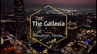 The Galleria 4K Drone Footage  Uptown Houston Texas USA [upl. by Einnor]