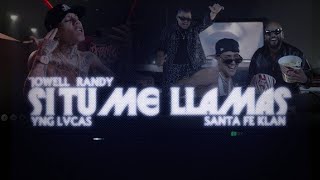 Yng Lvcas x Jowell y Randy x Santa Fe Klan  Si Tú Me Llamas Video Oficial [upl. by Nedak]