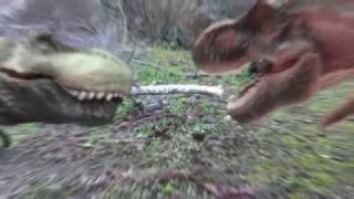 Dino Duels Ep 1 TRex vs Allosaurus [upl. by Derrik]