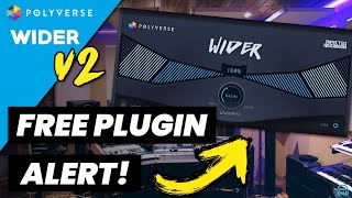 FREE PLUGIN ALERT  Polyverse WIDER v2 Stereo Widener 🔥 [upl. by Mairym414]