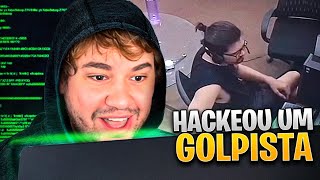 Hackeei um Golpista e Observei ele por Uma Semana  React Inv3nção [upl. by Gabbie]