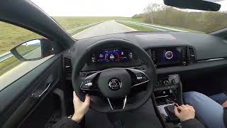 2023 Škoda Karoq Sportline 15 TSI DSG  POV Test Drive [upl. by Ocram792]