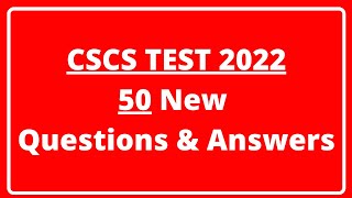 CSCS Test UK 2022  50 New QampA  CSCS card Test  CSCS Mock Test  CiTB health amp Safety Test [upl. by Schwitzer268]