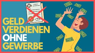 Nebenbei Geld verdienen OHNE Gewerbe – Top 5 Ideen [upl. by Eanrahc]