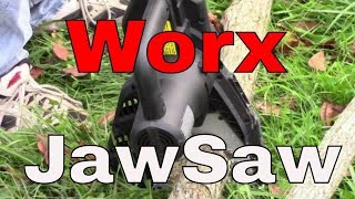 My Worx JawSaw Chainsaw at Work [upl. by Apollus]