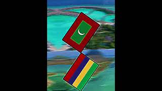 Mauritius vs Maldives battle geography countries edit [upl. by Ahsimet761]