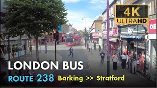 London Bus Ride Route 238 Double Decker 4K Virtual Tour [upl. by Lehteb879]