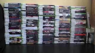 My Xbox 360 Game Collection Part 1 of 5 165 Games [upl. by Atilrep]