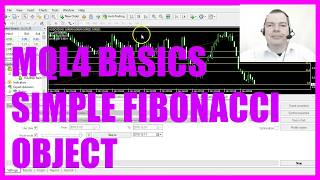 MQL4 TUTORIAL BASICS  53 SIMPLE FIBONACCI OBJECT [upl. by Amikehs]