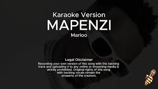 Marioo  Mapenzi Karaoke Version [upl. by Lotsirb]