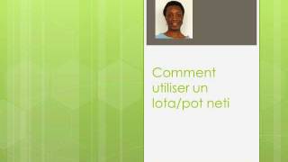 Comment utiliser un lotapot neti [upl. by Milton]