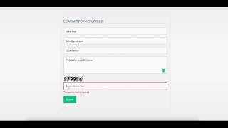 Contact Us form Demo  Vuejs 20 [upl. by Welby]