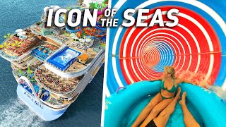 Inside The Largest Water Park On A Cruise Ship Icon Of The Seas THRILL ISLAND Dinner And NEW SHOW [upl. by Dalis]