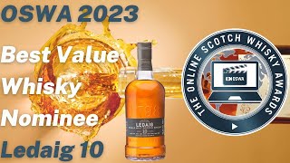 OSWA 2023 Best Value Whisky Nominee Ledaig 10 [upl. by Reube]