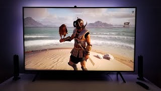 Testing Game Motion Plus on the Samsung Q60R 4k HDR TV [upl. by Esirehc]