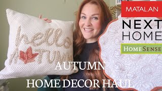 AUTUMN HOME DECOR HAUL  Matalan Homesense amp Next Home  Autumn 2024 [upl. by Eniledgam]