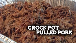 How to make Pulled Pork in a Crock Pot [upl. by Enihpad912]