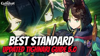 NEW Updated Tighnari Guide 50  Best Builds Weapons Artifacts Teams  Genshin Impact [upl. by Yevi516]