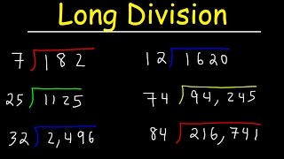 Long Division Made Easy  Examples With Large Numbers [upl. by Braeunig]