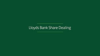 Lloyds Bank Share dealing – Introduction to our share dealing service video [upl. by Rennane]