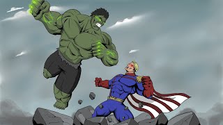 HOMELANDER vs THE INCREDIBLE HULK ultimate FightWho Will WIN [upl. by Herbert870]