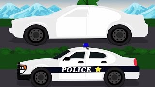 Mobil polisi  mobil untuk anakanak  Anakanak belajar Video  Videos For Children  Police Car [upl. by Nosreip]