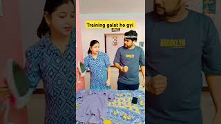 Training galat ho gyi shorts funny youtubeshorts [upl. by Goodrich278]