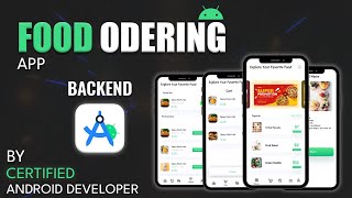 Complete Android Studio Project using Kotlin  Food Ordering App Backed [upl. by Maddy]