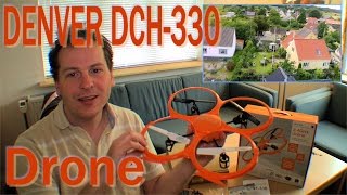 Unboxing DENVER DCH330 Drone review and play  204 [upl. by Eidlog]