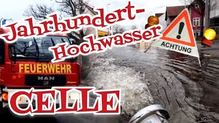 😱🚒 JahrhundertHochwasser der Aller in Celle Niedersachsen Dezember 2023 🚒😱 [upl. by Sonitnatsok]