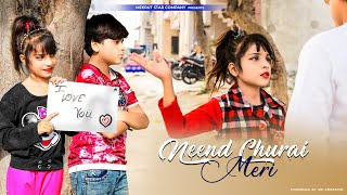 Neend Churai Meri 😍 Funny Love Story 🤑 Hindi Song 😍Cute Romantic 🌴 Love Story [upl. by Lever]