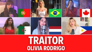 Who Sang It Better Cover Traitor Algeria Brazil Canada Netherlands Philippines Portugal [upl. by Aikemat]