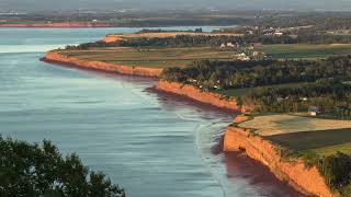 Tidal Time Lapse Blomidon Nova Scotia Bay of Fundy [upl. by Stearn93]