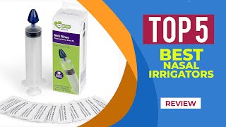 The 5 Best Nasal Irrigators of 2024  Reviews  Best Sinus Irrigation Machine [upl. by Reviel226]