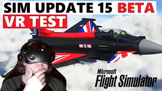 MSFS SIM UPDATE 15 BETA VR BOOST  Nvidia Driver 55152 TESTED  HP Reverb G2 Varjo Aero Pimax [upl. by Ise]