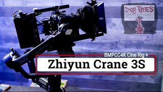 Zhiyun Crane 3S  BMPCC 4K Rig Troubleshoot Review Test Footage [upl. by Einnaf]