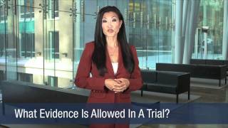 What Evidence Is Allowed In A Trial [upl. by Heringer]