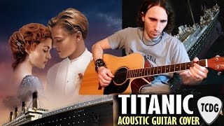 La Canción de Titanic en Guitarra Acústica Cover por Mario Freiria TCDG [upl. by Akehs]