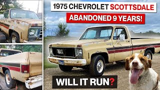 Will It Run 1975 Chevrolet C20 Scottsdale Destined for the Scrap Squarebody Revival [upl. by Ardnuyek88]