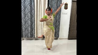 Atana Jathiswaram by Vaishvi Allam  Kuchipudi  Classical Dance [upl. by Eveivaneg]