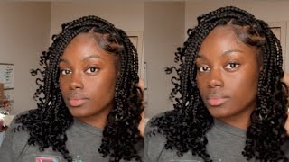 SHORT KNOTLESS BRAIDS quick amp easy only took 5 hours [upl. by Cavil]