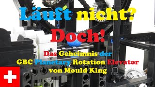 MOULD KING  26015  GBC Planetary Rotation Elevator  Teil 2 und die Bahn läuft doch [upl. by Rafiq]