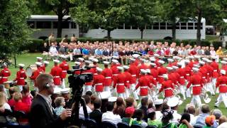 US Marine Corp  Sunset Parade  Commandants Own Band [upl. by Lilia]