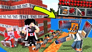 SEDIH  AZUYA JADI GEMBEL DI KONTRAK 1000 BAYI POCHITA CHAINSAW MAN JAHAT DI MINECRAFT [upl. by Eenaffit]