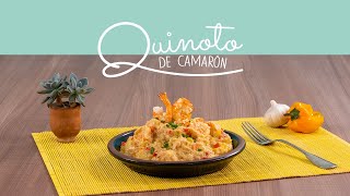 Quinoto de Camarón receta con quinua 😍 [upl. by Eelsnia]