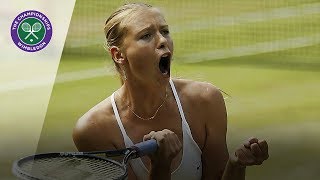 Maria Sharapova vs Serena Williams Wimbledon final 2004 Extended Highlights [upl. by Tiffani]